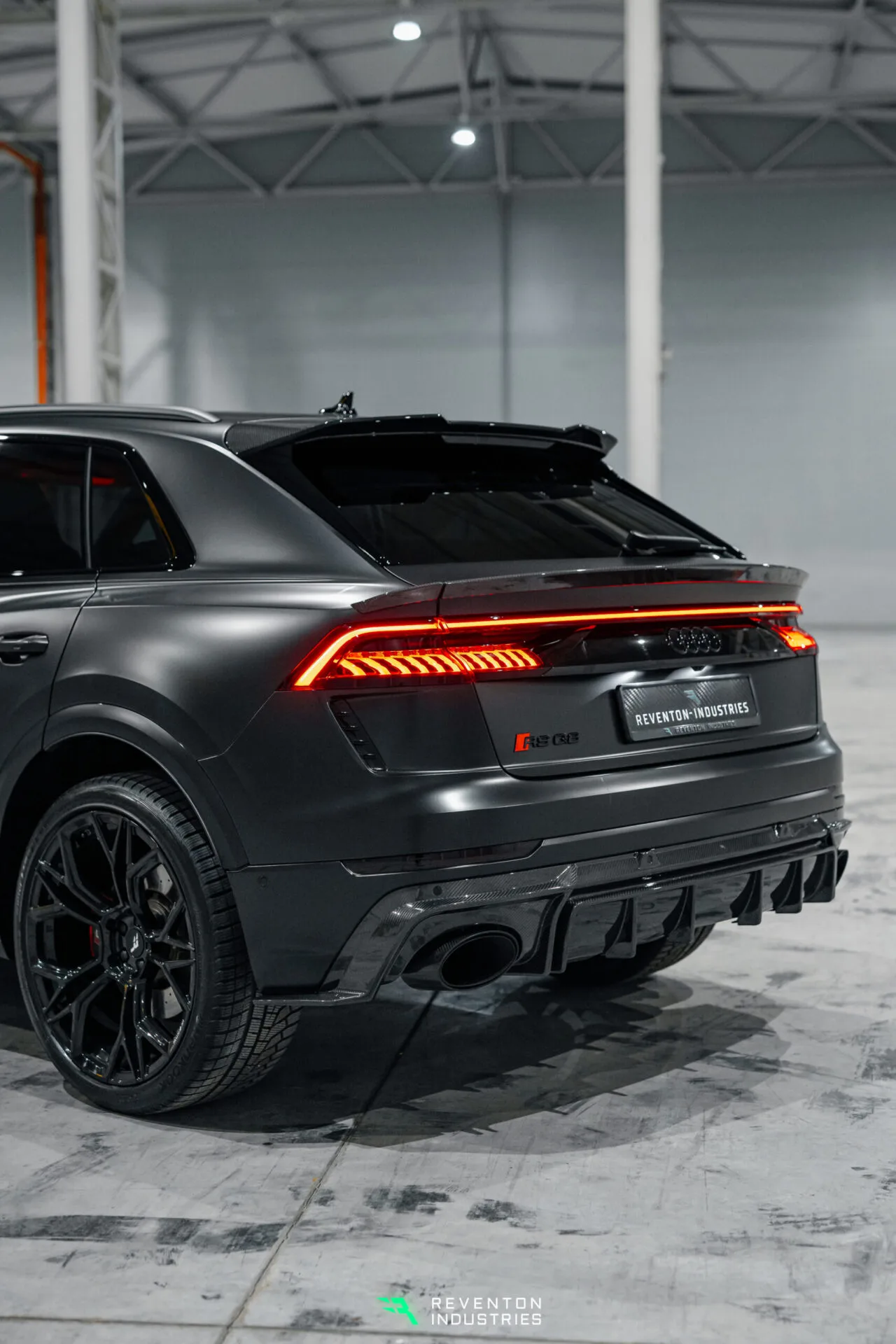 Carbon on matte black.