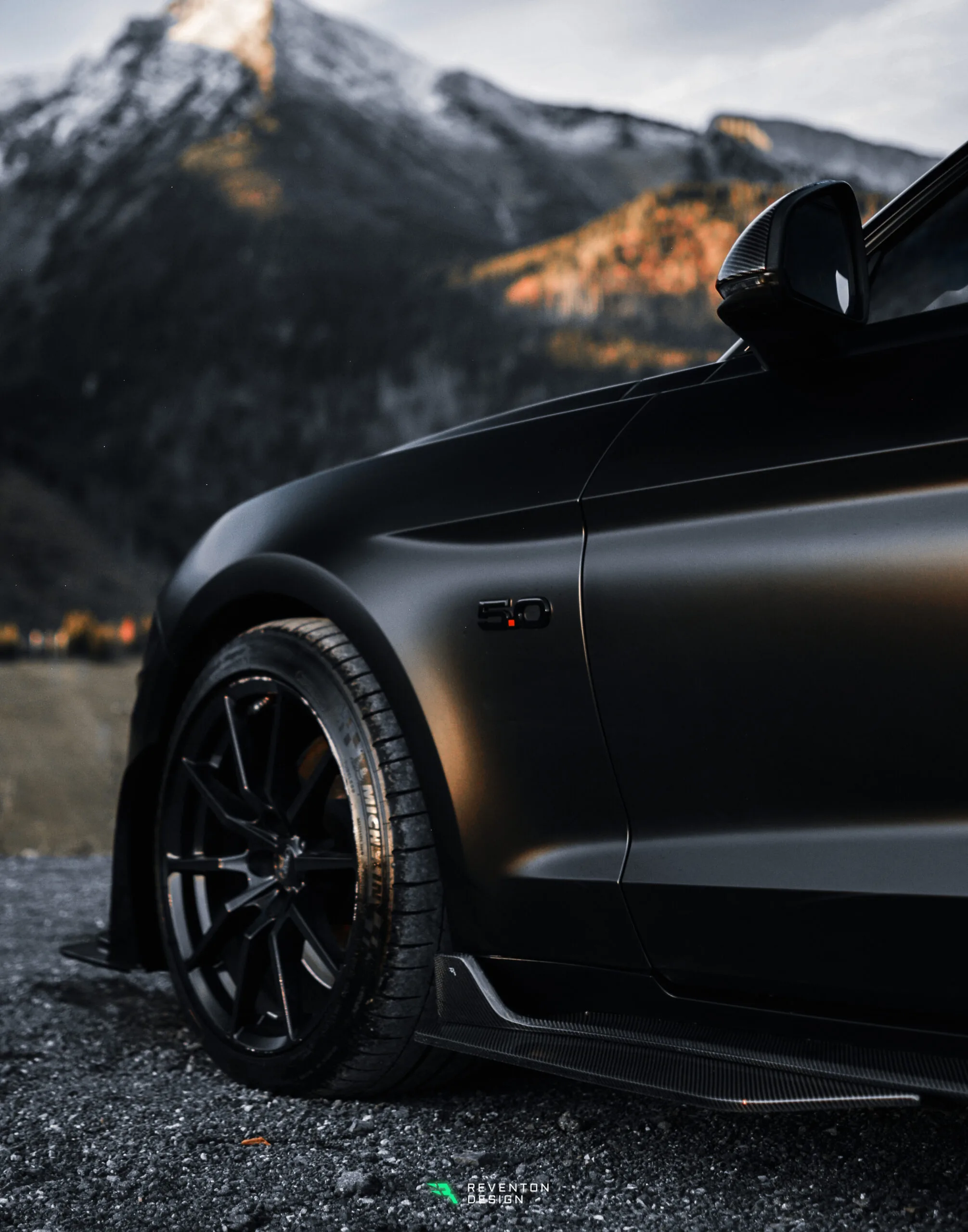 SIDE SKIRTS GT500 carbon Ford MUSTANG